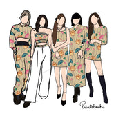 Beige Pink Lotus Floral Pichwai Digital Printed Fabric Material